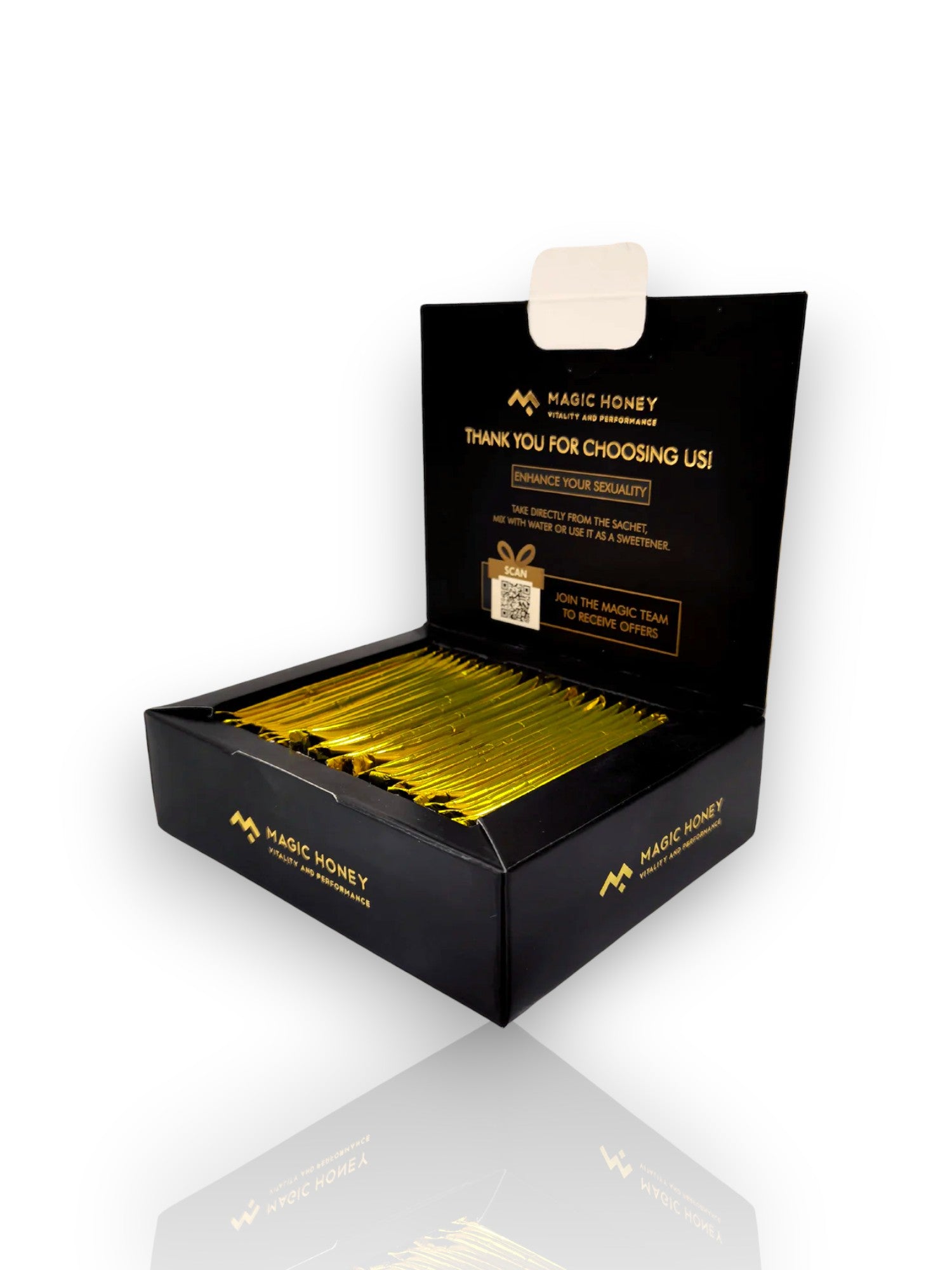 Image of 🔥 Miel Estimulante – Magic Honey 🔥
💛 Vitalidad, energía y placer en un solo sobre 💛