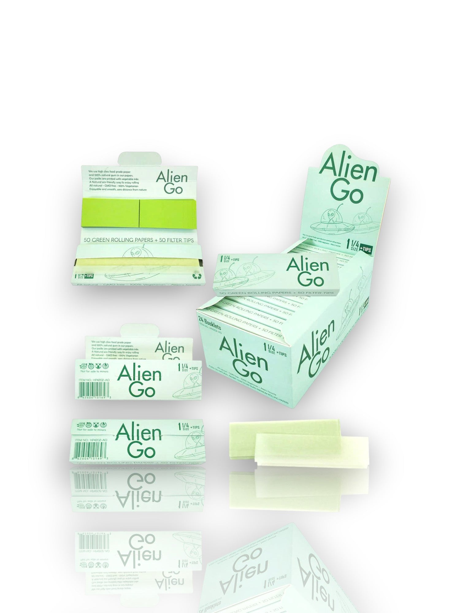 Image of 🚀 Alien Go - SmartRoll Kit 1¼ | Papeles + Filtros 🚀

🛸 Todo en uno: ¡enrolla fácil, disfruta rápido! 🛸