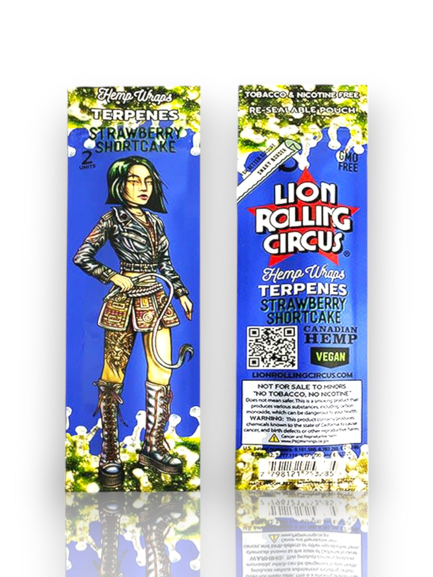 Image of 🔥 Lion Rolling Circus – Hemp Wraps con Terpenos 🔥
✨ Diseño artístico, aroma gourmet ✨