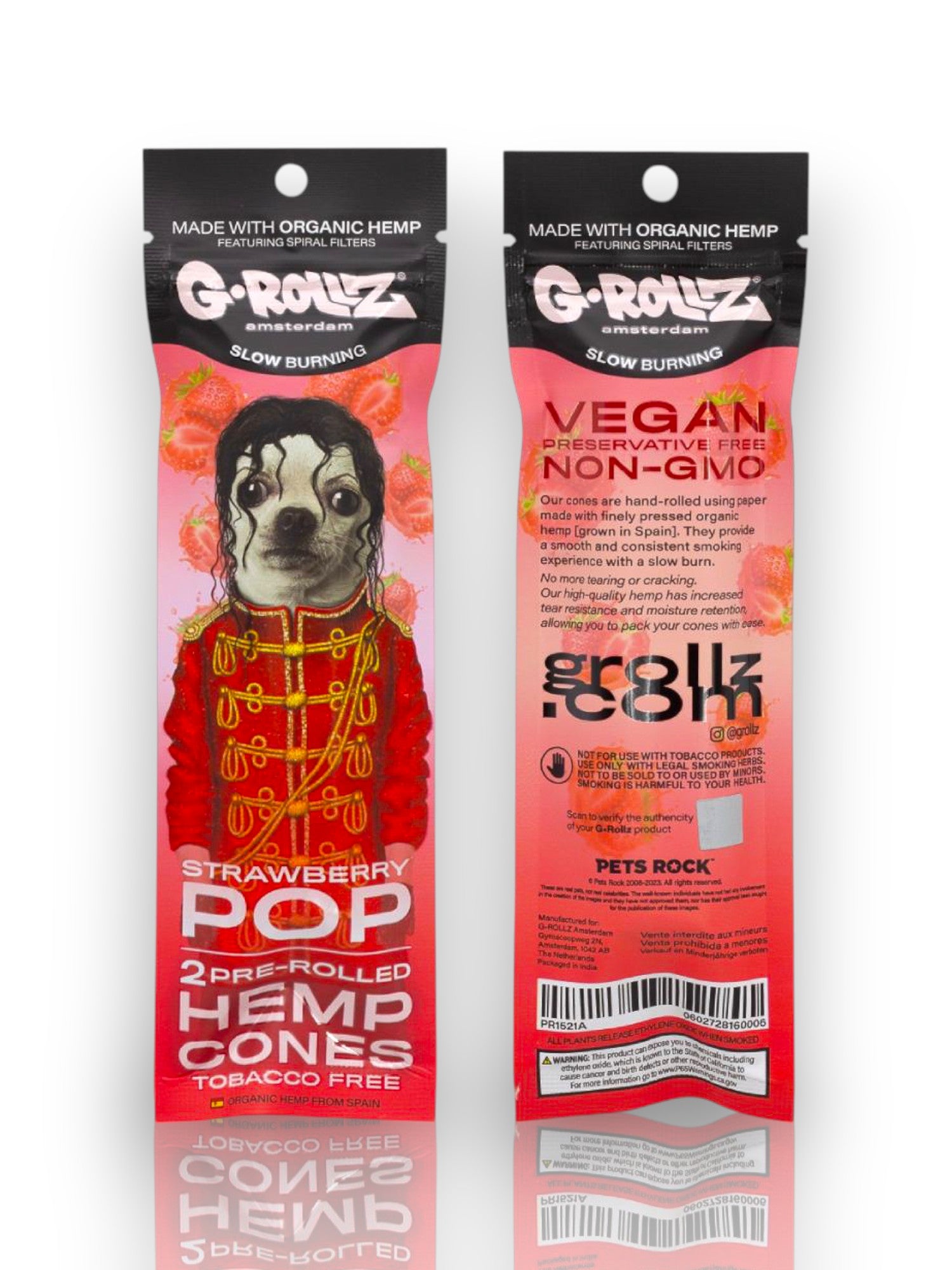 Image of 🔥 G-Rollz Conos Orgánicos – Edición Pets Rock & Art 🔥

🌿 Fuma con estilo, quema con conciencia 🌿