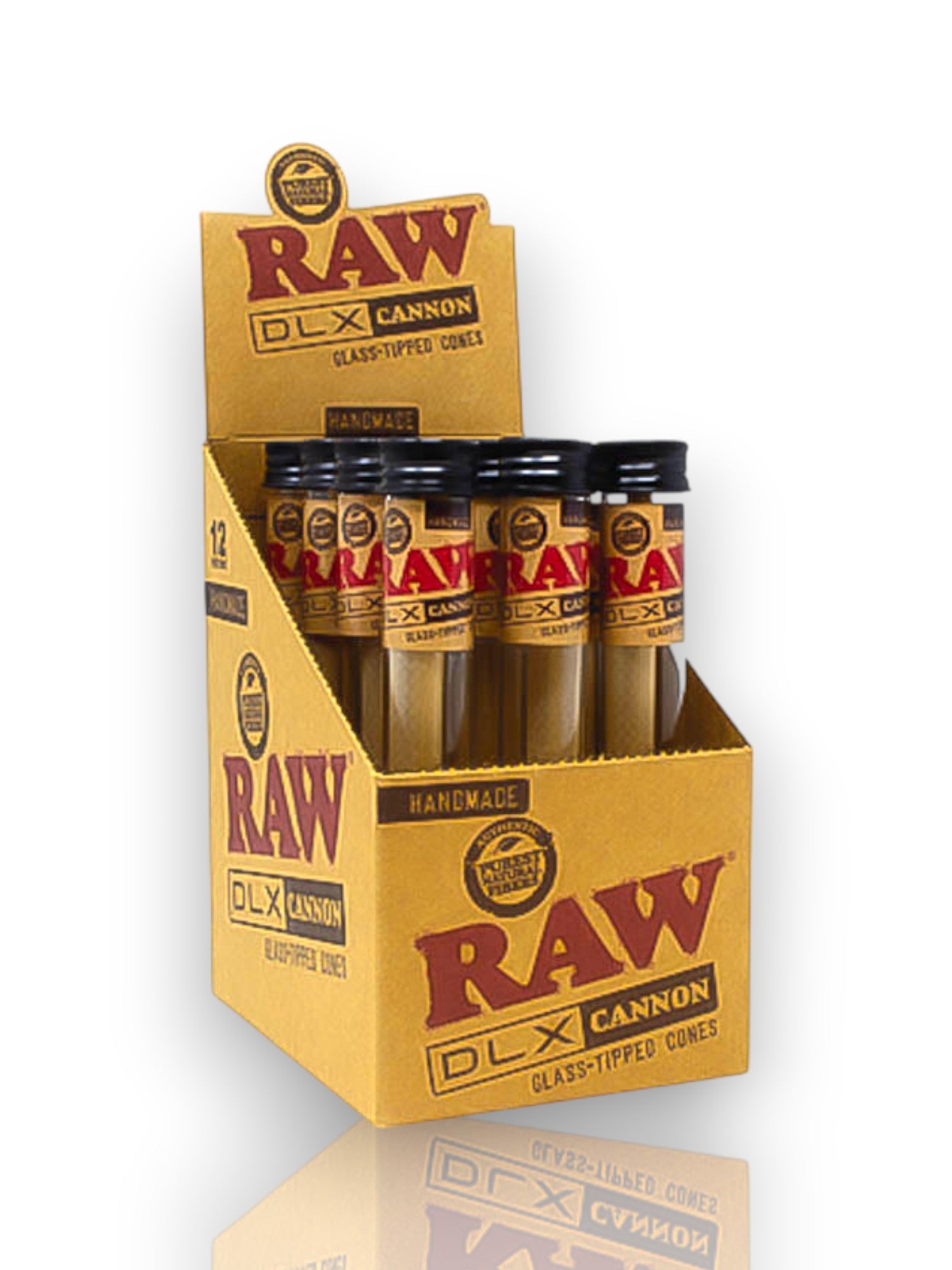 🔥 RAW DLX Cannon – Tubo de Vidrio “Gold Edition” 🔥
✨ Diseño elegante, funcionalidad premium ✨