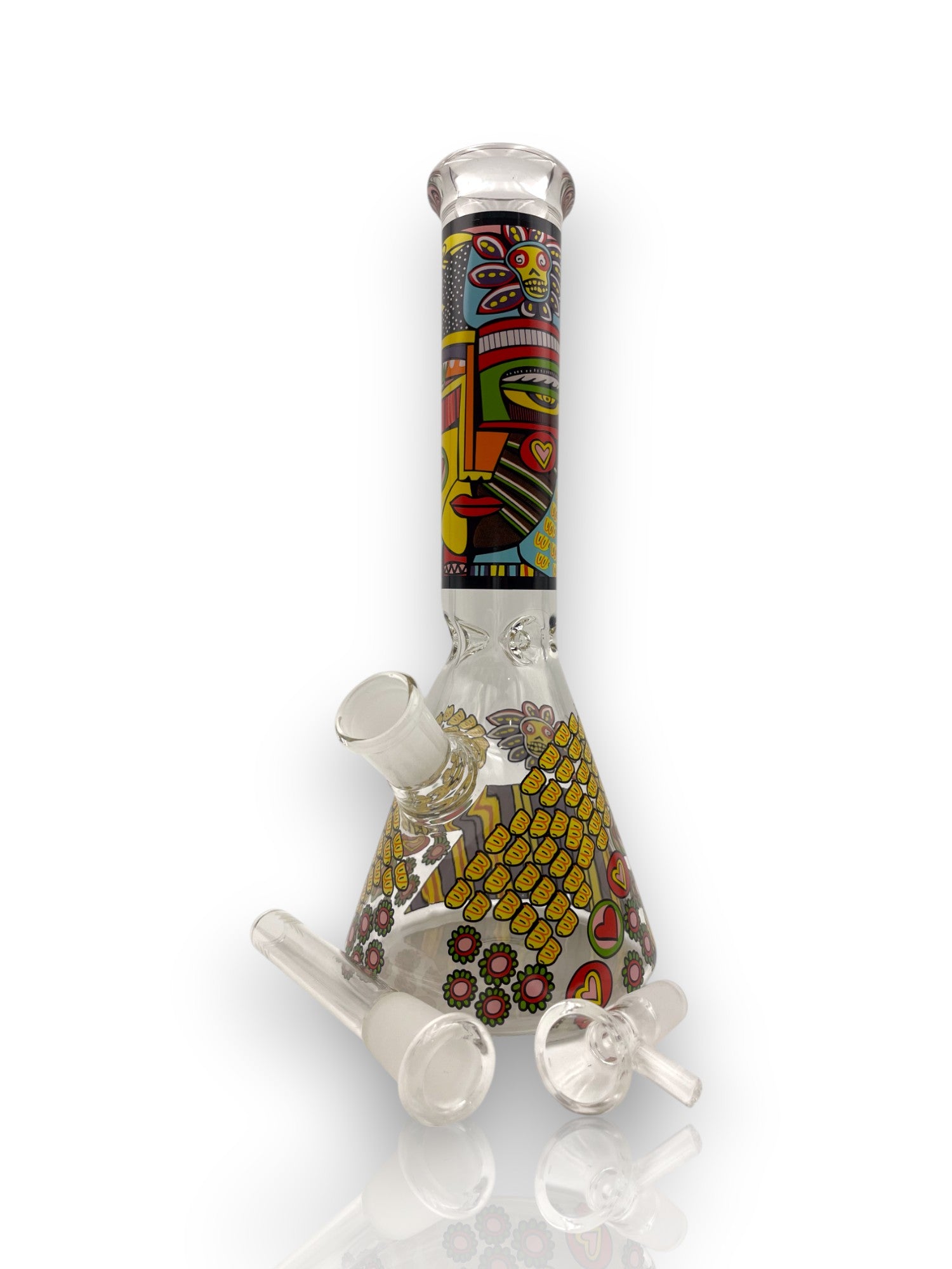 Image of 🔥 Bong de Cristal – Vitral Místico 🔥
🎨 Arte en cada calada, elegancia en cada sesión 🎨