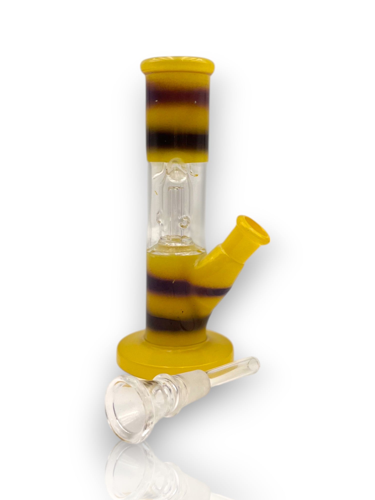 Image of 🐝 Bong de Cristal – Bee Line 🐝
💜🖤 Estilo y funcionalidad en perfecta armonía 💜🖤