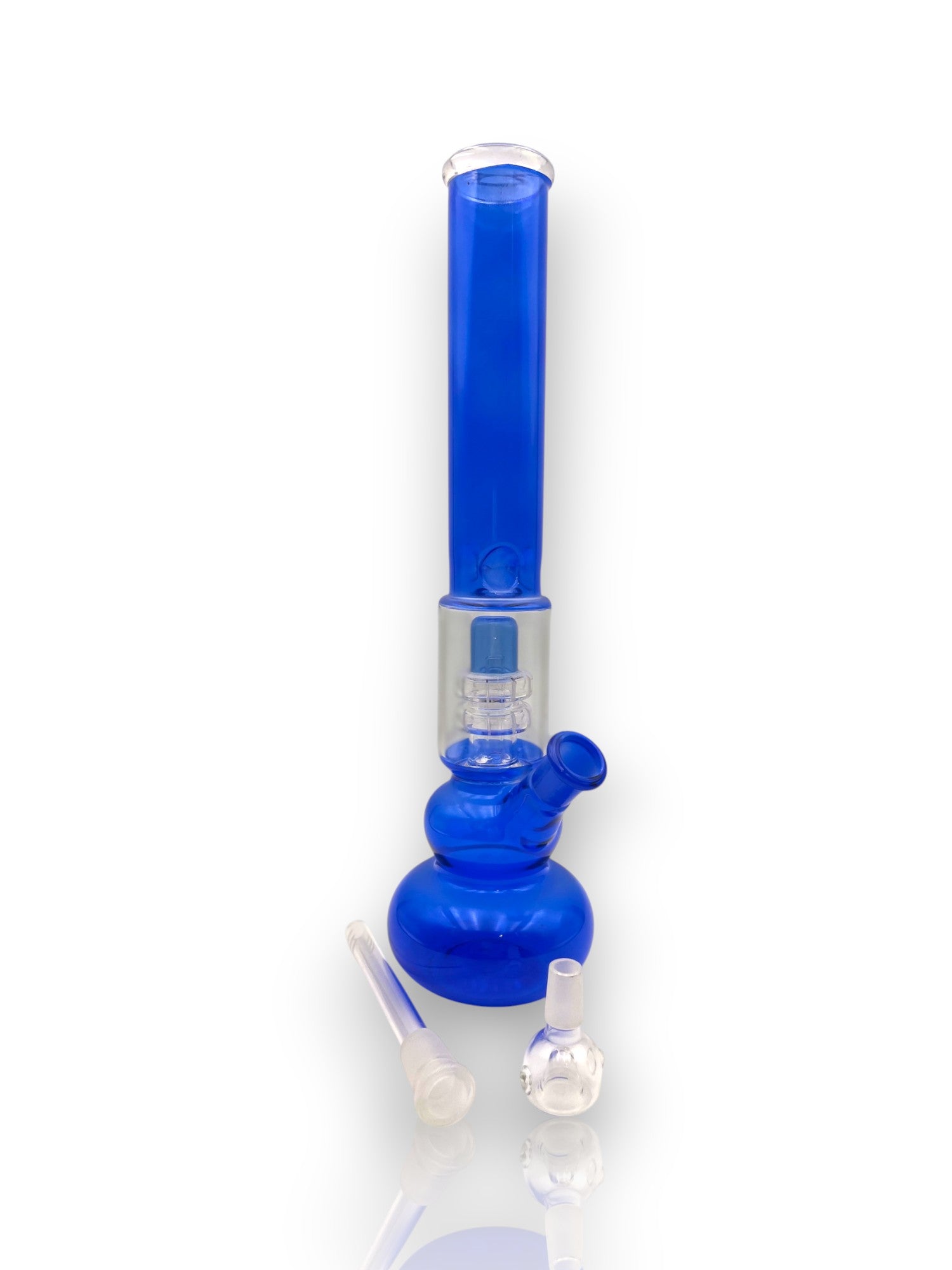Image of 🔥 Bong de Cristal – Blue Switch 🔥
💙 Frescura y versatilidad en cada calada 💙