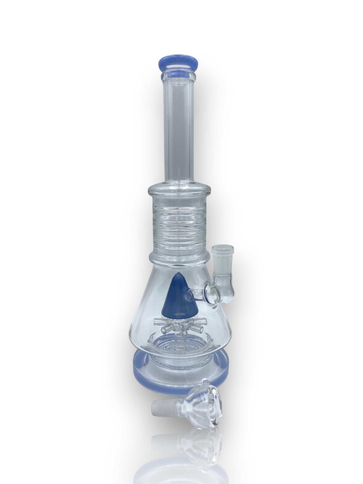 🔥 Bong de Cristal con Percolador – Ice Core Azul 🔥
❄️ Tecnología de filtrado avanzada con diseño futurista ❄️