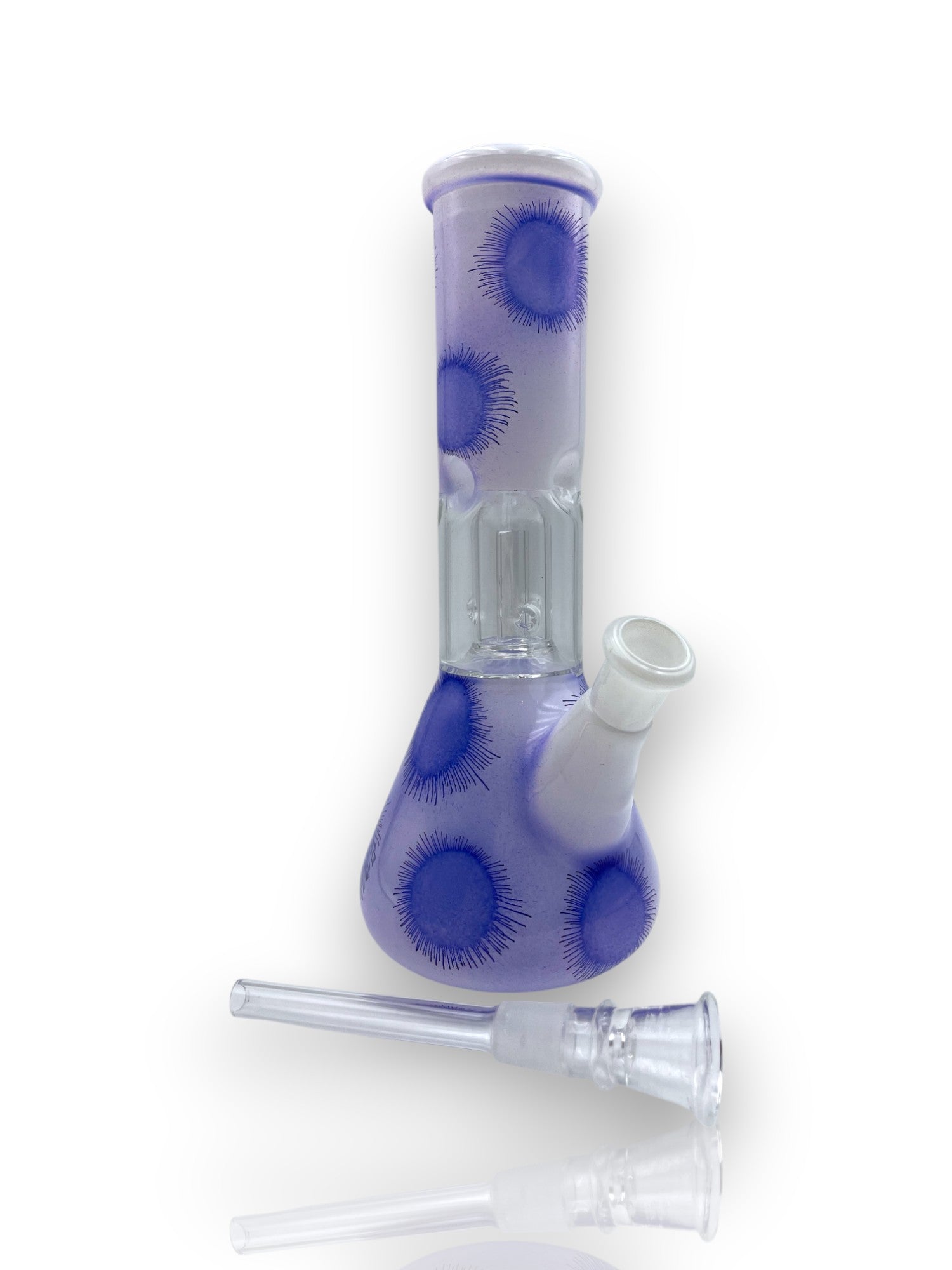 Image of 🦠 Bong de Cristal – Virus Vibe 🦠
💜 Estilo audaz y funcionalidad superior 💜