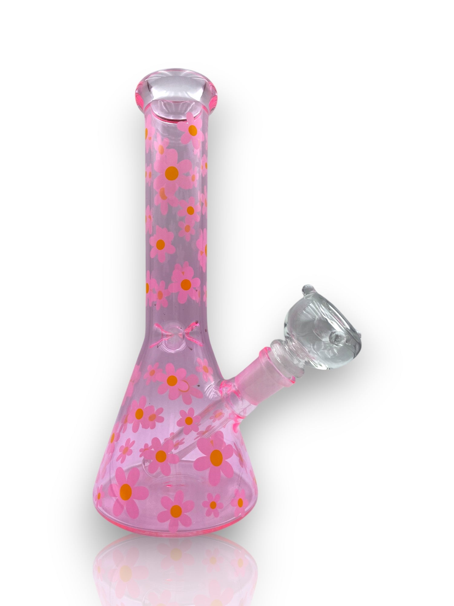 🌸 Bong de Cristal – Pink Daisy Dreams 🌸
💕 Estilo floral, caladas suaves y una vibra totalmente rosa 💕