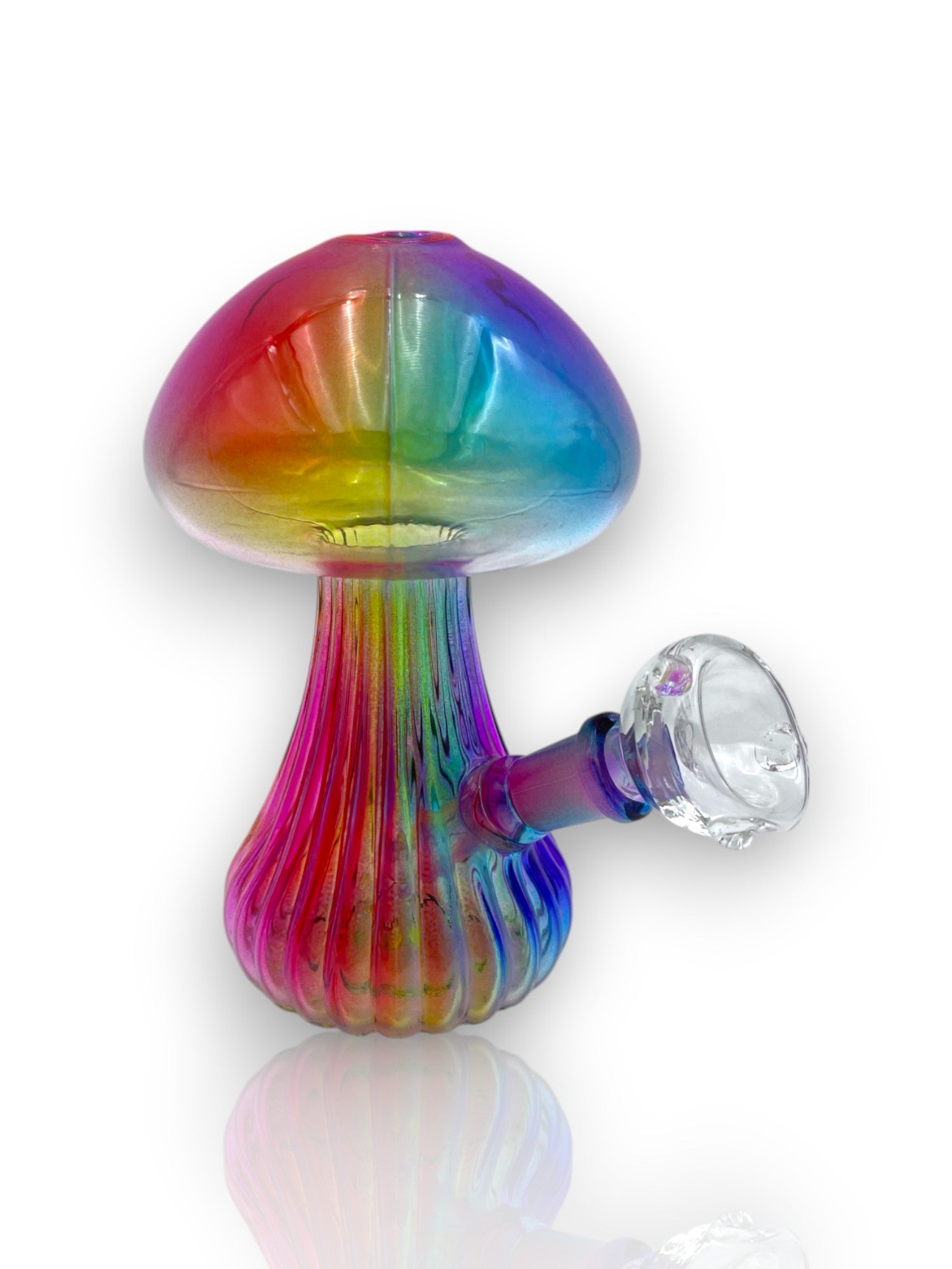 Image of 🌈 Bong de Cristal – Rainbow Mushroom 🍄
✨ Una explosión de color y fantasía para sesiones inolvidables ✨