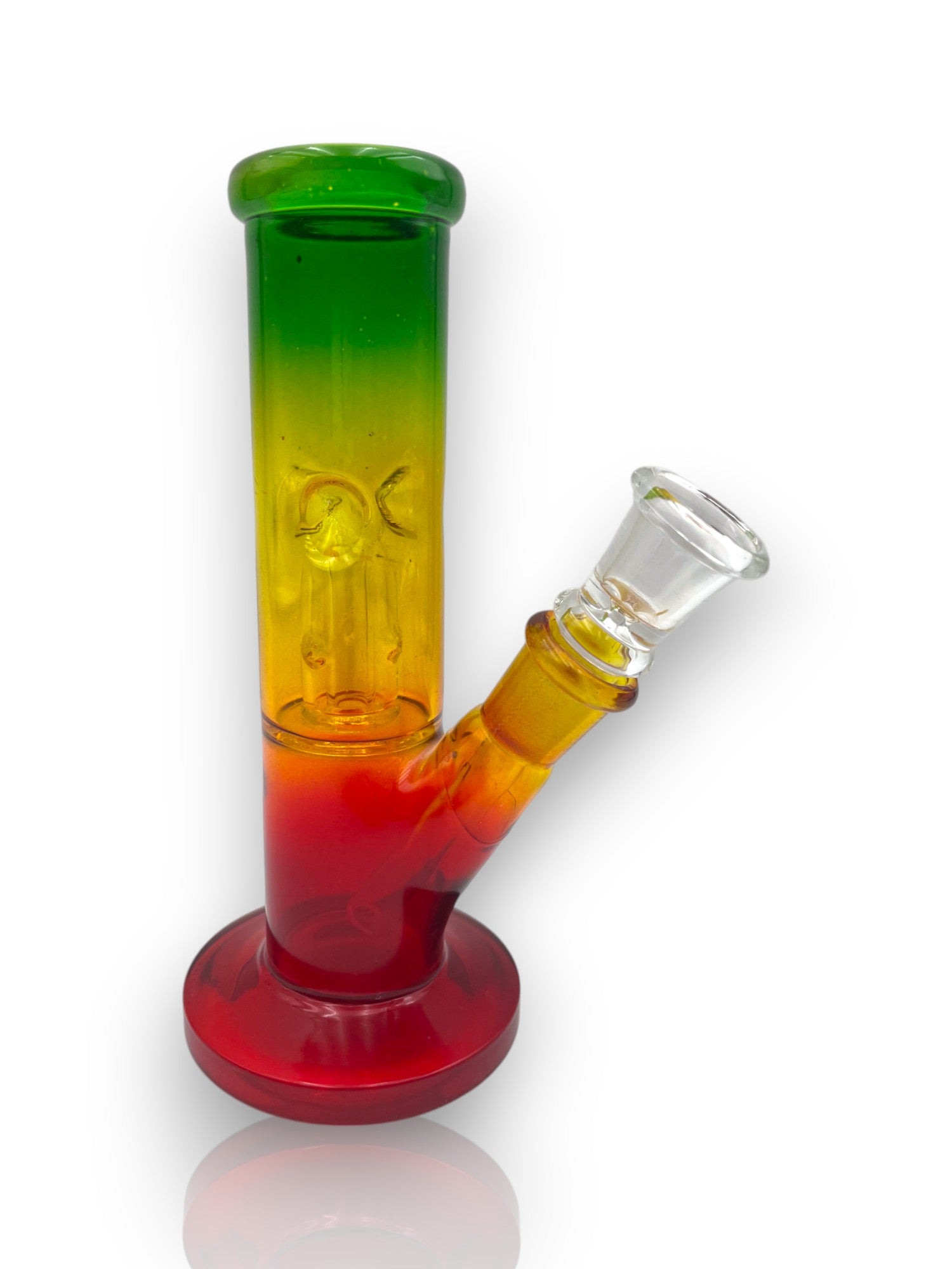 Image of 🇯🇲 Bong Mini de Cristal – Rasta Puff 320 🔥
💨 Tamaño compacto, grandes caladas con flow caribeño 💨