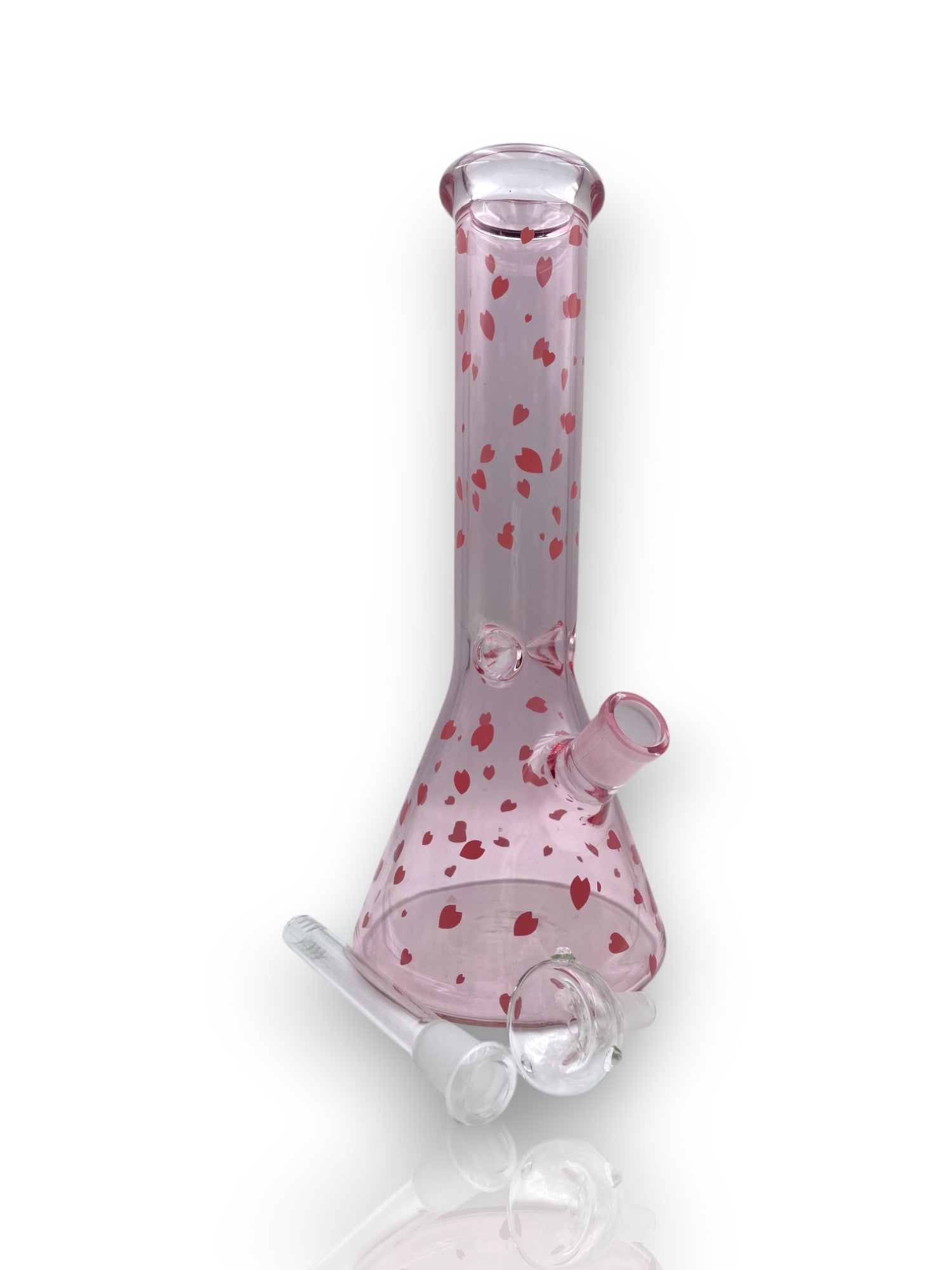 Image of 💔 Bong de Cristal – Broken Hearts Pink 💔
💕 Estilo romántico con un twist rebelde 💨