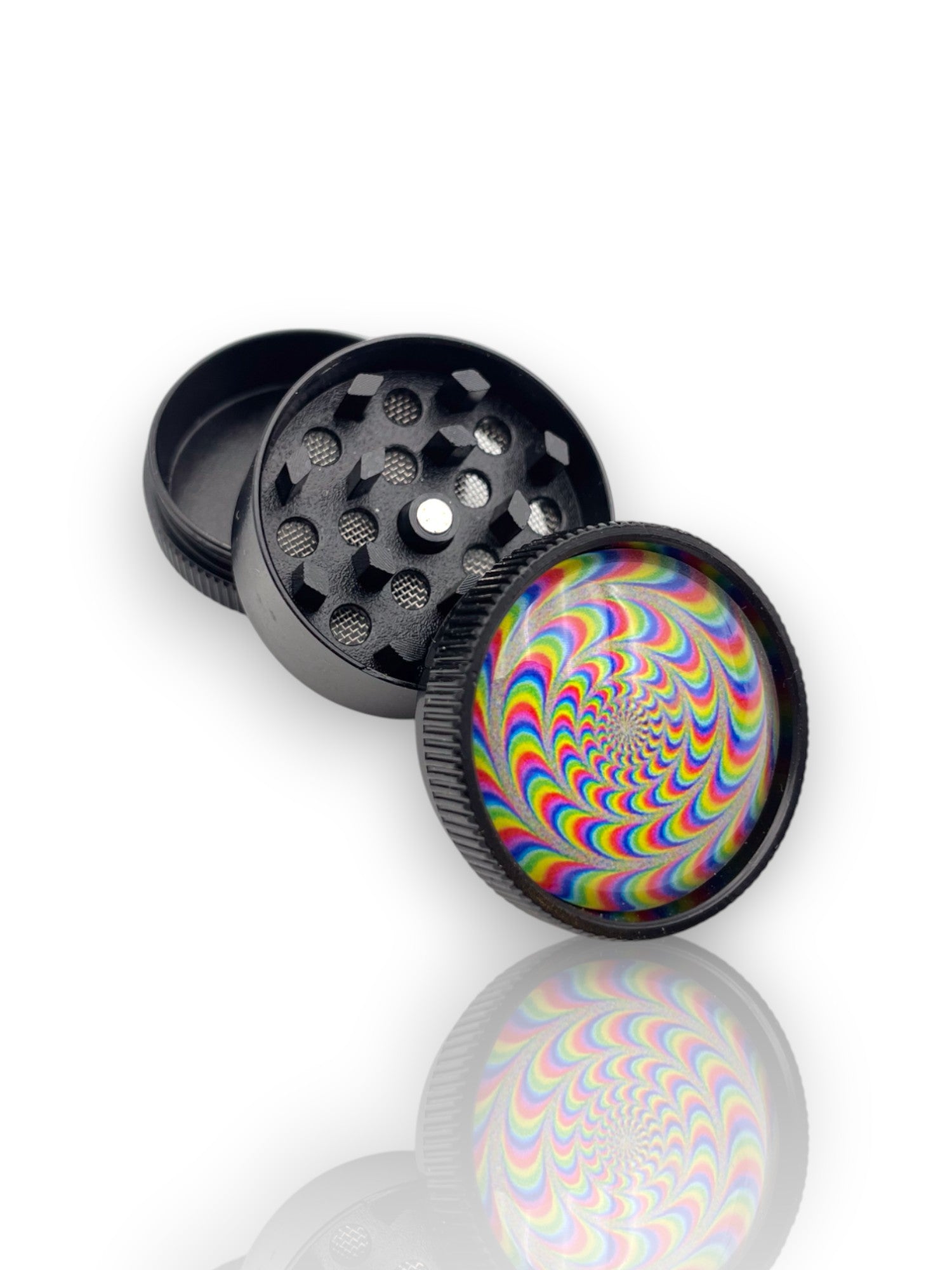 Image of 🔥 Grinder Encapsulado – Diseño Psicodélico 🔥
🌈 Estética hipnótica, rendimiento de alto nivel 🌈
