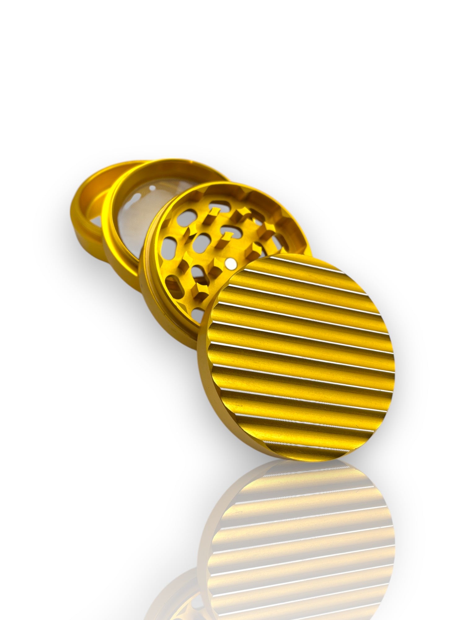 Image of 🔥 Grinder Ruffles Dorado – Diseño Premium y Elegante 🔥
✨ Estilo único con poder de trituración dorado ✨