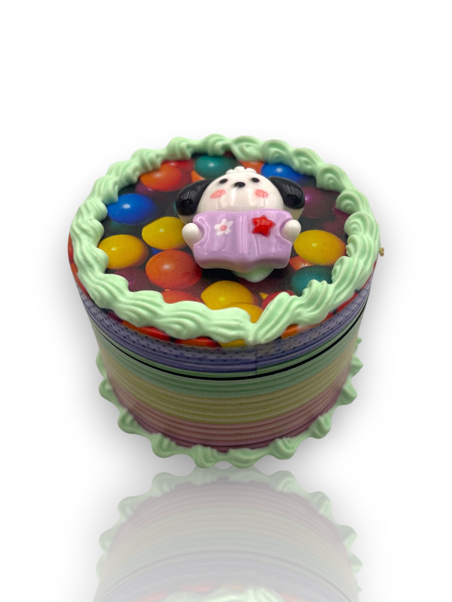 Image of 🔥 Grinder Pastelito – Osito 🔥
🧁 Diseño adorable, molienda eficiente 🧁
