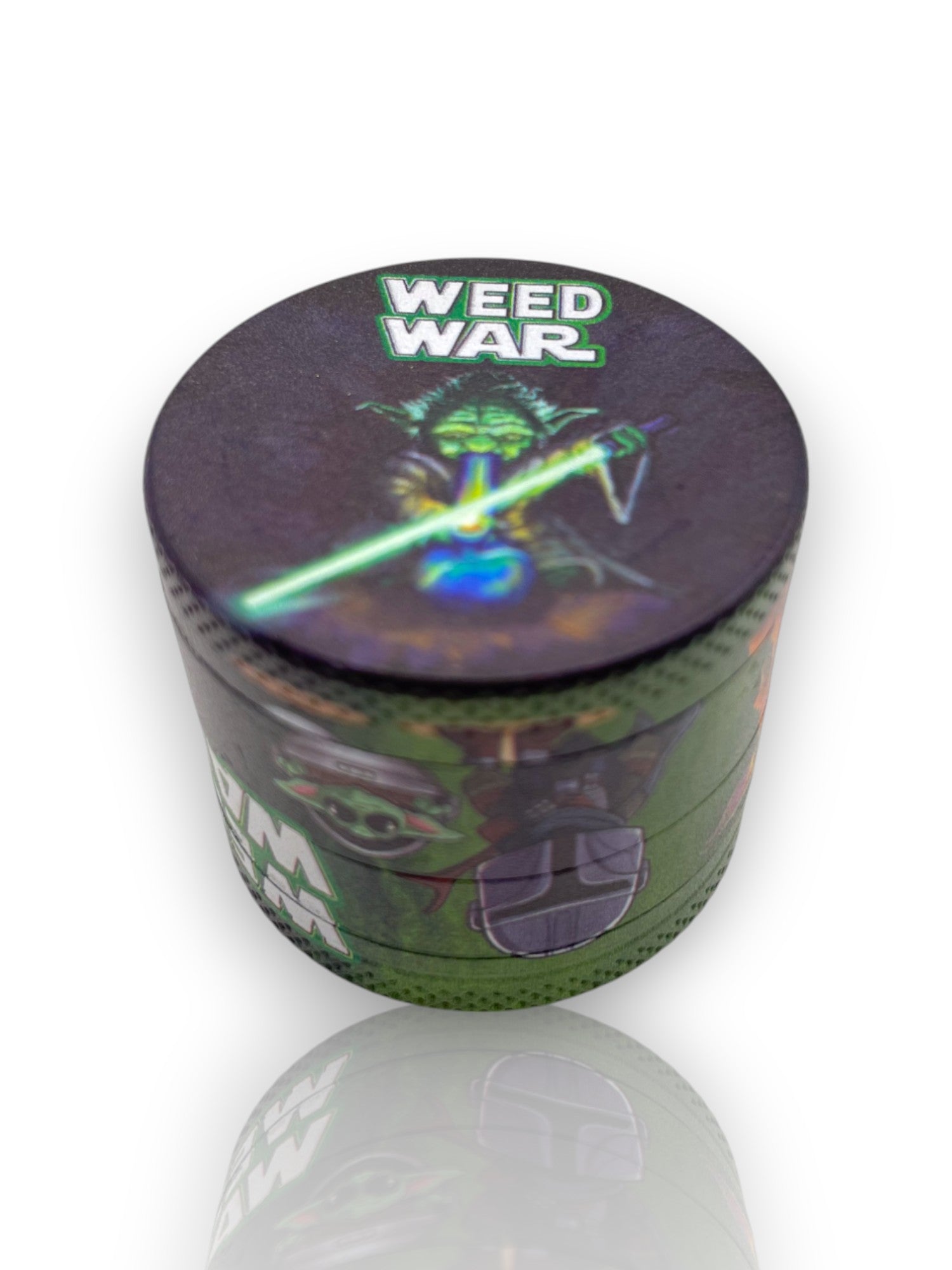 Image of 🔥 Grinder Star Wars Mini – Edición “Weed War” 🔥
💫 Diseño galáctico, funcionalidad compacta 💫