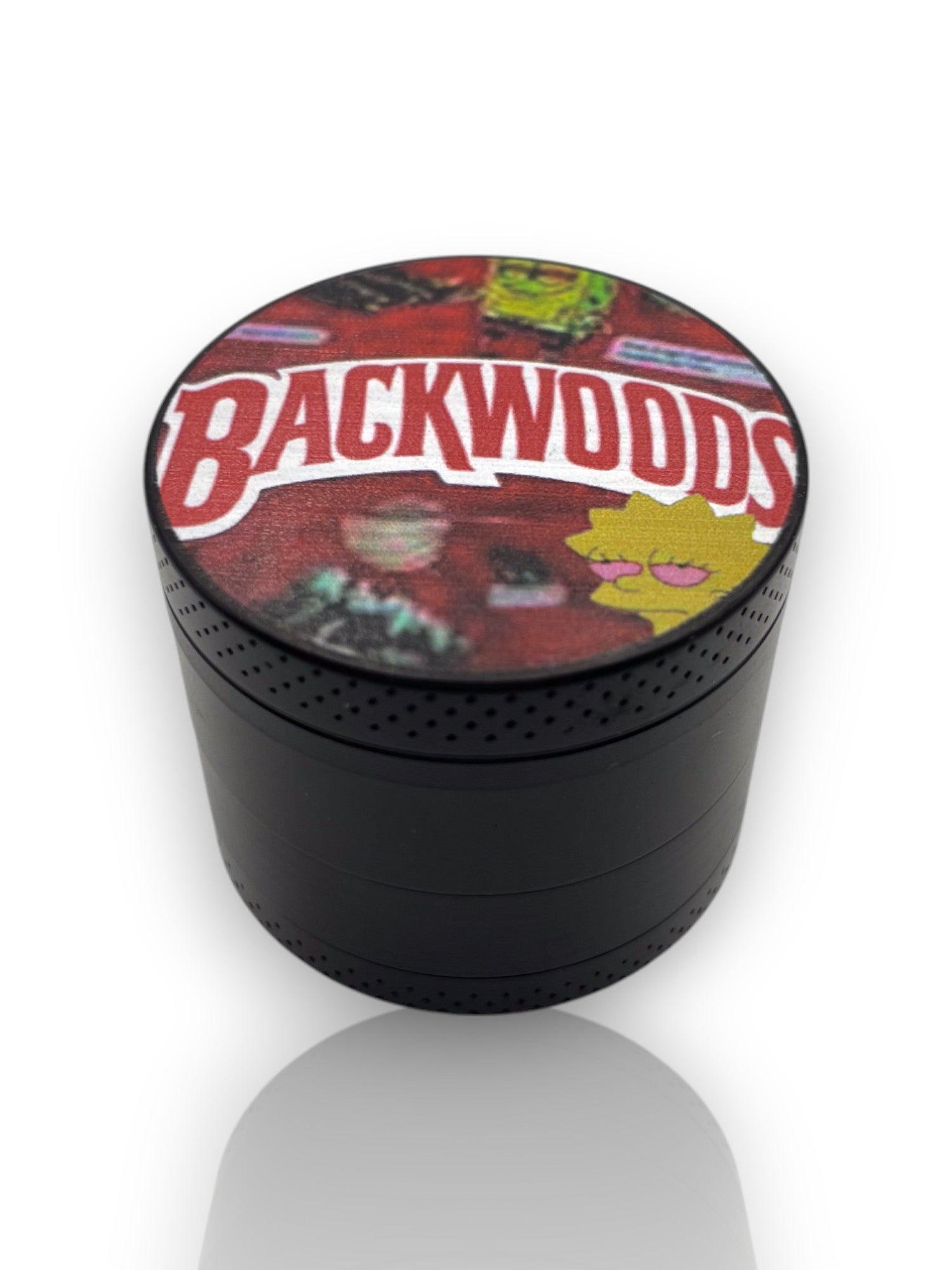 🔥 Grinder Metálico Mini – Edición Backwoods 🔥
🎨 Diseño compacto, icónico y funcional 🎨