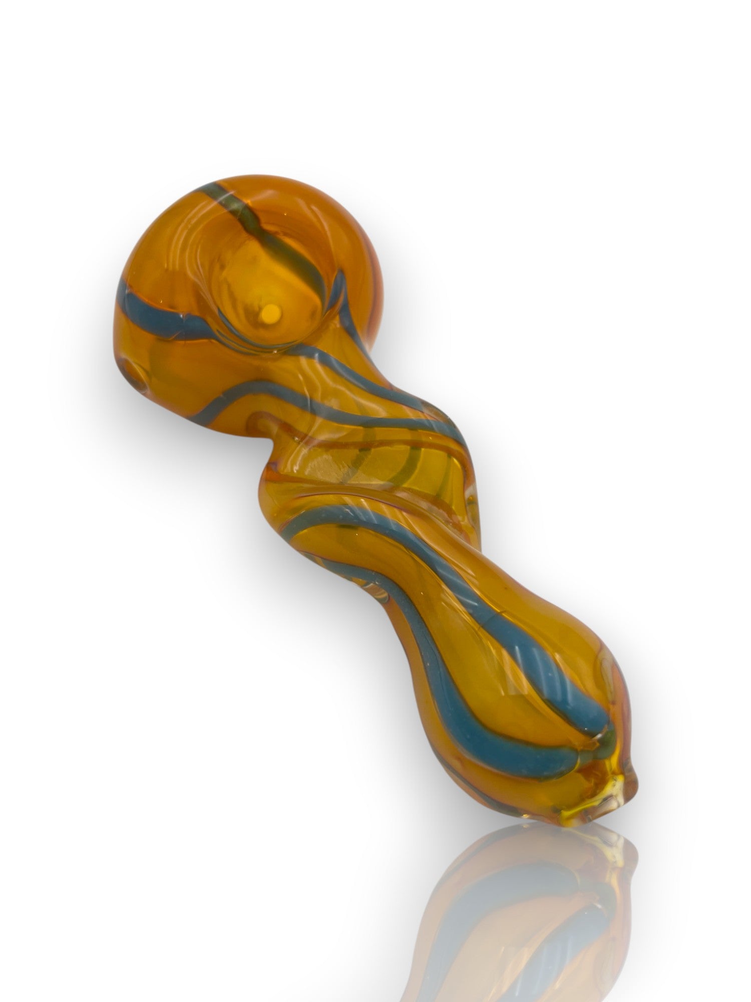 Image of 🔥 Pipa de Cristal Ambar – Vortex Pipe 🔥
🌀 Diseño retorcido, estilo psicodélico y funcionalidad práctica 🌀