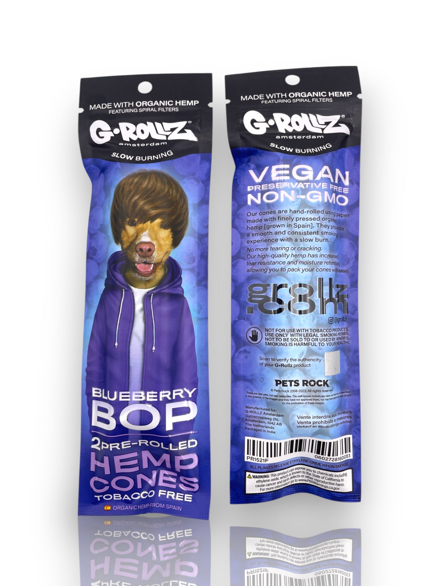 Image of 🔥 G-Rollz Conos Orgánicos – Edición Pets Rock & Art 🔥

🌿 Fuma con estilo, quema con conciencia 🌿