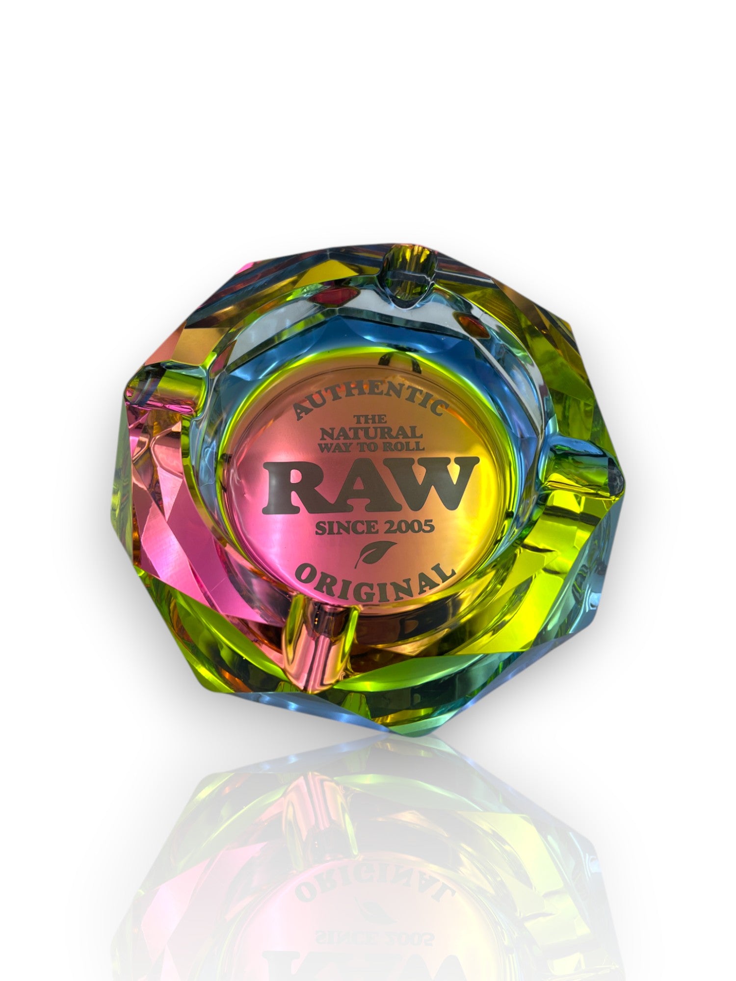 🔥 Cenicero RAW – Cristal Rainbow Edition 🔥
🌈 Lujo, autenticidad y el toque más high-end para tu set 🌈