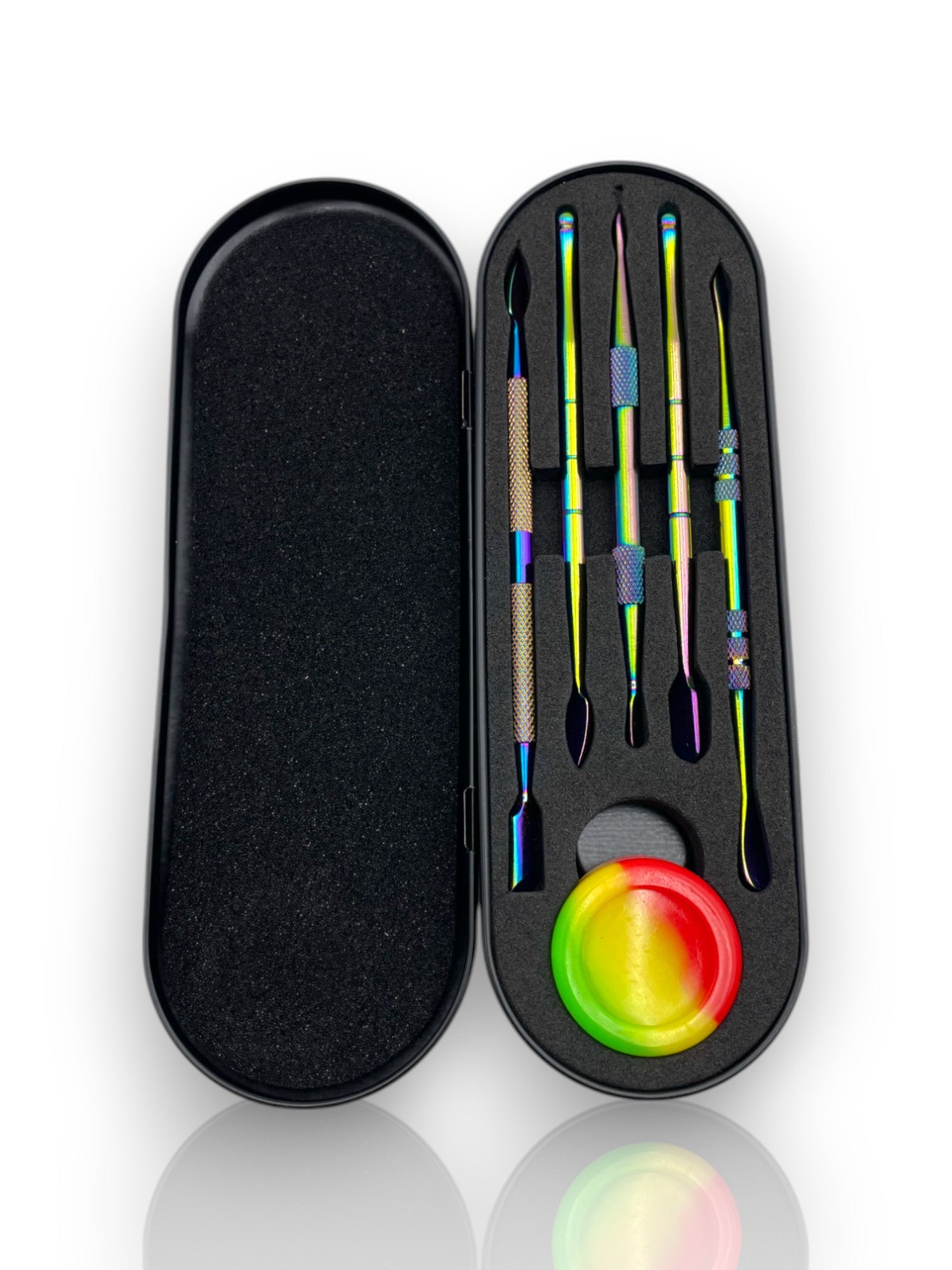 Image of 🔥 Set de Palas para Dab – Rainbow Edition 🔥
🌈 Herramientas precisas, estilo iridiscente 🌈